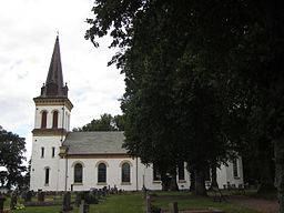 Norra Vånga kyrka från söder.