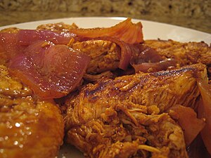 English: Peruvian Adobo Chicken (made from Aji...