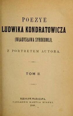 Okładka lub karta tytułowa