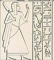 Riproduzione di un rilievo del principe Pareheruenemef. Tempio di Luxor.