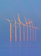 Burbo Bank Offshore Wind Farm Pretty flamingos - geograph.org.uk - 578705.jpg