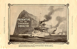 English: Old advert of the Prudential Insuranc...