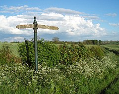 Ramblers Association commemorative signpost - geograph.org.uk - 449306.jpg