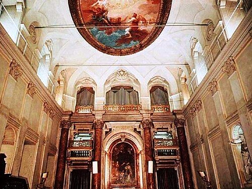 Roma - Oratorio dei Filippini - Sala Borromini organo Tamburini