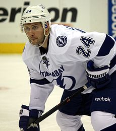 Ryan Callahan v dresu Lightning (2014)