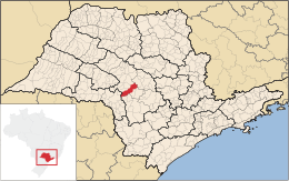 Agudos – Mappa