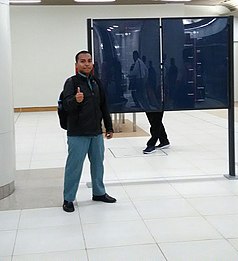 Kuring nalika aya di Stasion MRT Dukuh Atas BNI, 2019