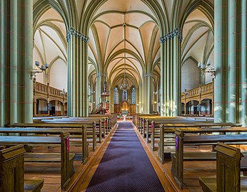 The interior of St. Gertrude Old Church