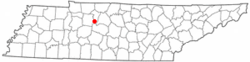 Location of Kingston Springs, Tennessee