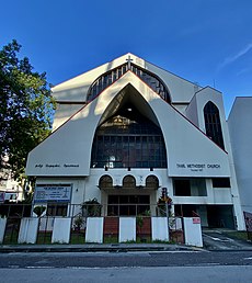 The Tamil Methodist Church was founded in 1887. It is located on Short Street. Tamil Methodist Church01.jpg