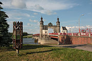 The Queen Louise bridge.City Sovetsk in Russian
