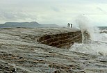 The Cobb bei rauer See