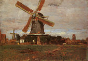 Windmolens bij Dordrecht
