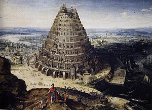 Tower of Babel by Lucas van Valckenborch in 1594