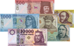 The banknotes of the Hungarian forint