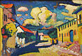 Wassily Kandinsky, 1908, Murnau, Dorfstrasse (A Village Street), oil on cardboard, later mounted on wood panel, 48 x 69.5 cm, The Merzbacher collection, Switzerland