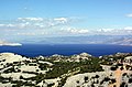 Image 21Bora is a dry, cold wind which blows from the mainland out to sea, whose gusts can reach hurricane strength, particularly in the channel below Velebit, largest mountain range in Croatia. On the picture: the northern part of the Velebit channel. (from Croatia)