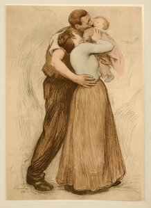Le Baiser (1897), lithographie.