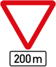 Vienna Conv. road sign Aa-20-T2-1