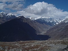 Pamandangan dari puncak Rohtang