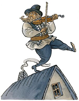 English: Fiddler On The Roof Français : Un Vio...