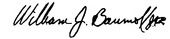 signature de William Baumol
