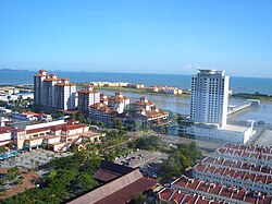 Lo stretto di Malacca visto dall'osservatorio
