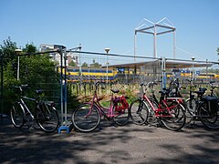 Dordrecht, abgestellte Fahrräder