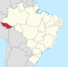 Localização de Acre