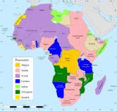 Map of African civilizations and kingdoms before Western European colonialism (spanning roughly 500 BCE to 1500 CE)