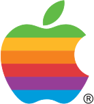 Apple Computer Logo rainbow.svg