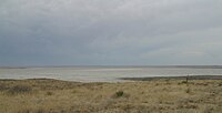 Saline playa within Grulla National Wildlife Refuge