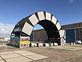 Arch built of containers