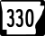 Highway 330 marker