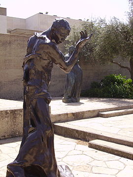 Pierre de Wiessant en el Museo de Israel, en Jerusalén.