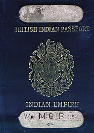 British India passport