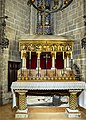Arca del sepulcro de San Raimundo en la Catedral de Barcelona, antiguo sepulcro procedente del convento de Santa Catalina, en la actualidad situado sobre el altar de la capilla (s. XIV).