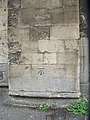 Bench mark on the gate - geograph.org.uk - 1982008.jpg