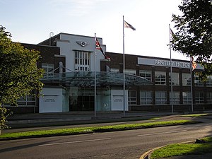 Bentley on Bentley S Pyms Lane Factory