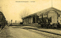 Bi-foudre en gare de Saint-André-de-Sangonis