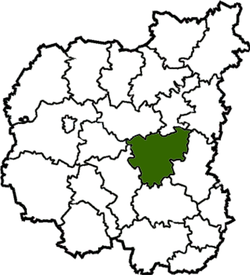 Raion location in Chernihiv Oblast