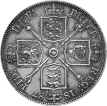 British double florin 1887 reverse.png