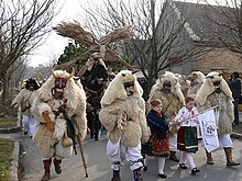 The Busojaras in Mohacs, Hungary Busojaras (Mohacs), 2009.jpg