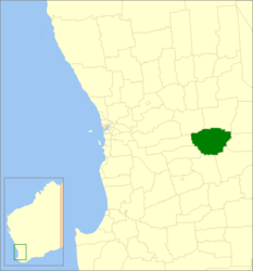 Contea di Corrigin – Mappa