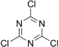 C3Cl3N3，cloruro cianúrico