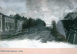 Harbour Street in Dändorf, 1905