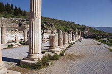 Ruins of the Basilica-stoa at Ephesus Efes (Ephesos) - panoramio - Yagmur Aydin (7).jpg