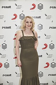 Lynch at the British Podcast Awards in 2018 Evanna Lynch (27394458787).jpg