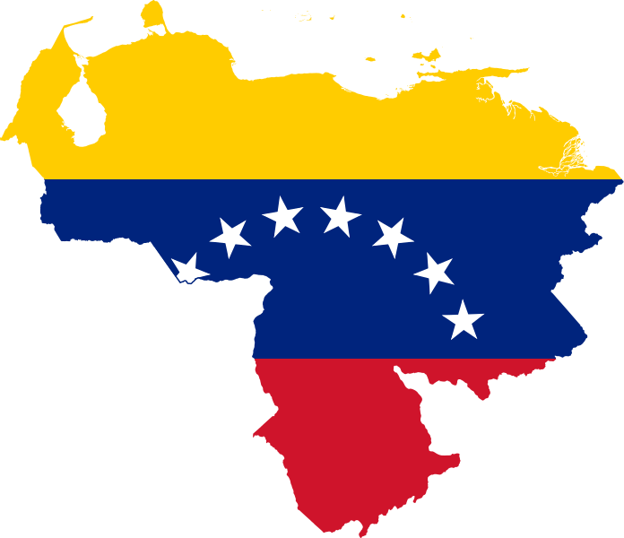 File:Flag-map of Venezuela.svg
