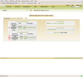 Скриншот программы GLPI